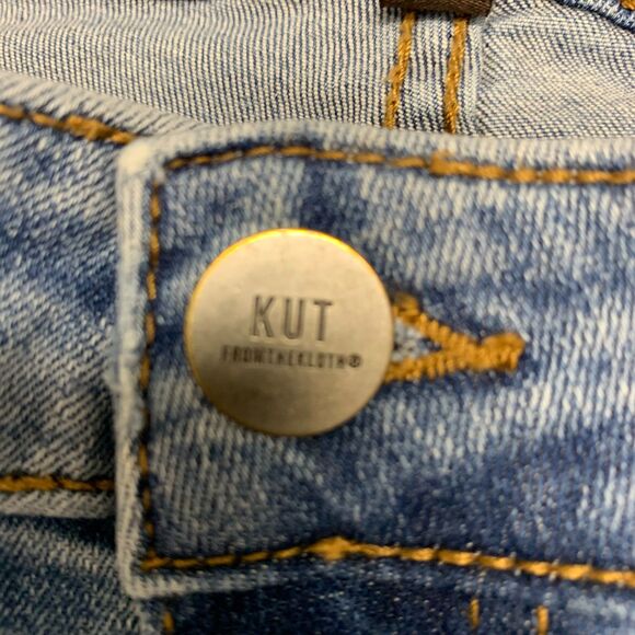 Kut From the Cloth Womens Jeans Ankle Skinny High Rise Med Wash Plus Size 16 - Picture 4 of 16